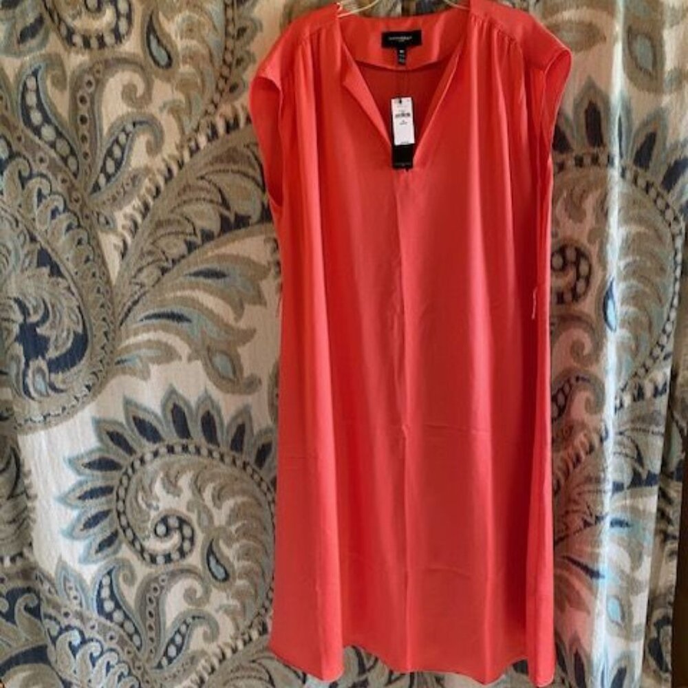 Banana Republic Dress in orange; size Medium Petite